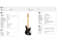 Fender Player II Jazz Bass Maple Fingerboard Black Fender Player II Jazz Bass Maple Fingerboard Black